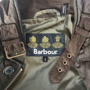 Brown Quilted Barbour Jacket